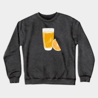 Glass of Orange Juice Crewneck Sweatshirt